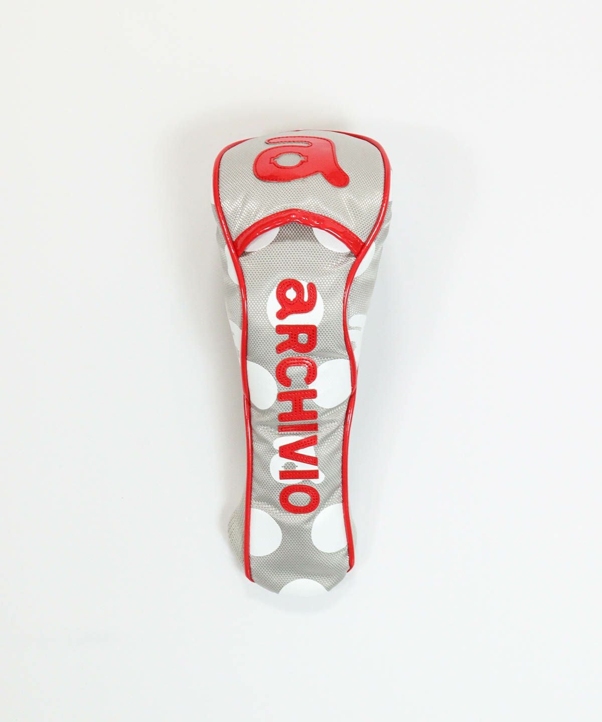 ドット柄ヘッドカバー(FW)（ライトグレー）