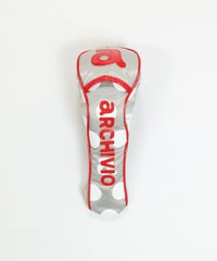 ドット柄ヘッドカバー(FW)（ライトグレー）