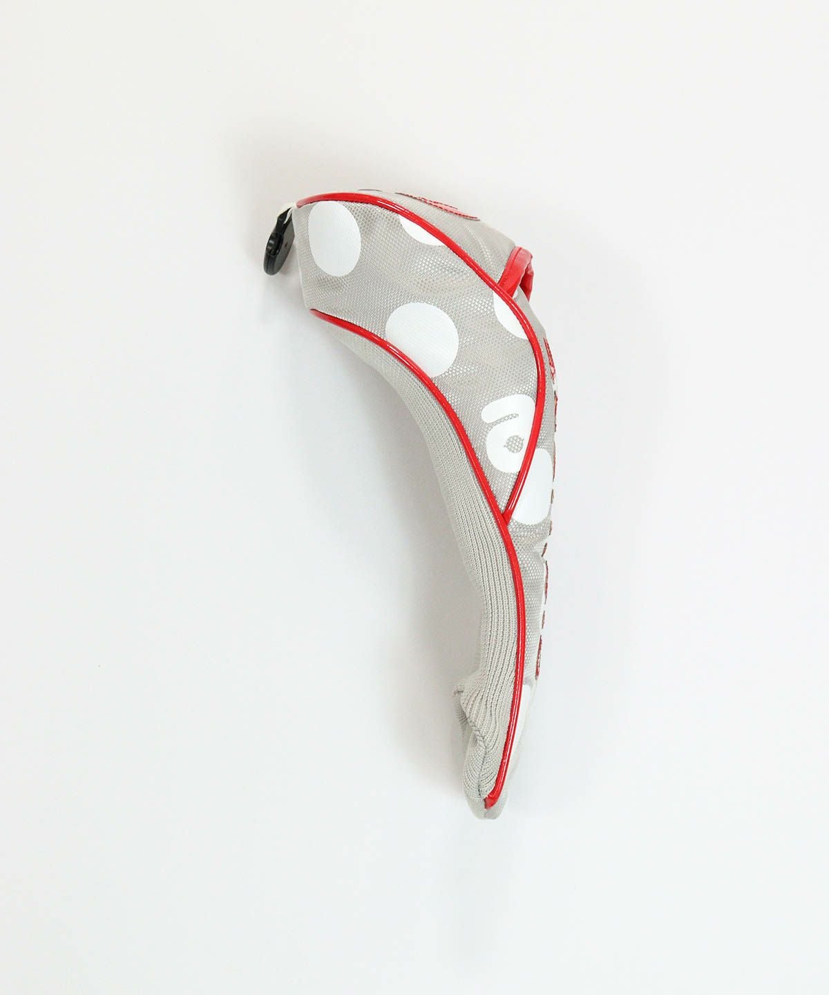 ドット柄ヘッドカバー(FW)横（ライトグレー）