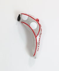 【復刻】ドット柄ヘッドカバー(UT)横（ライトグレー）