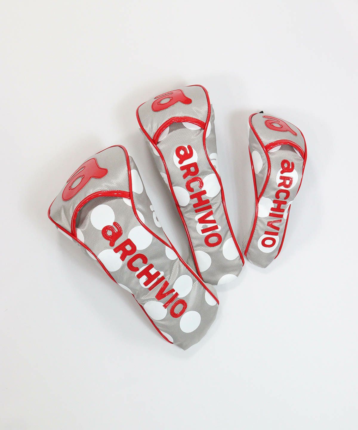 【復刻】ドット柄ヘッドカバー(UT)バリエーション（ライトグレー）