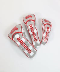 【復刻】ドット柄ヘッドカバー(UT)バリエーション（ライトグレー）