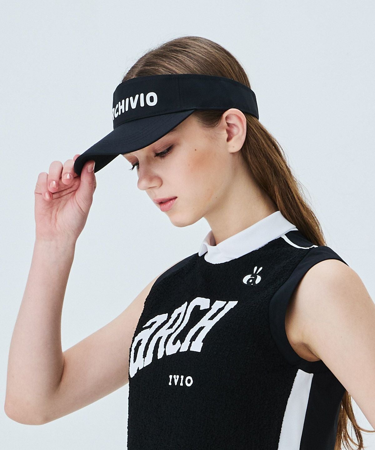 モデル着用画像(ブラック×ホワイト)