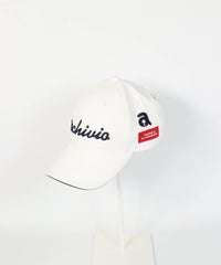 ロゴ刺繍撥水キャップ（ホワイト）