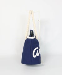 コットンキャンバスカートバッグ横（ネイビー）