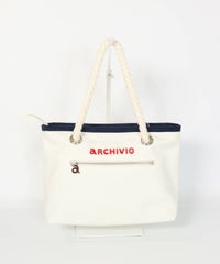 コットンキャンバスカートバッグ後（ホワイト）