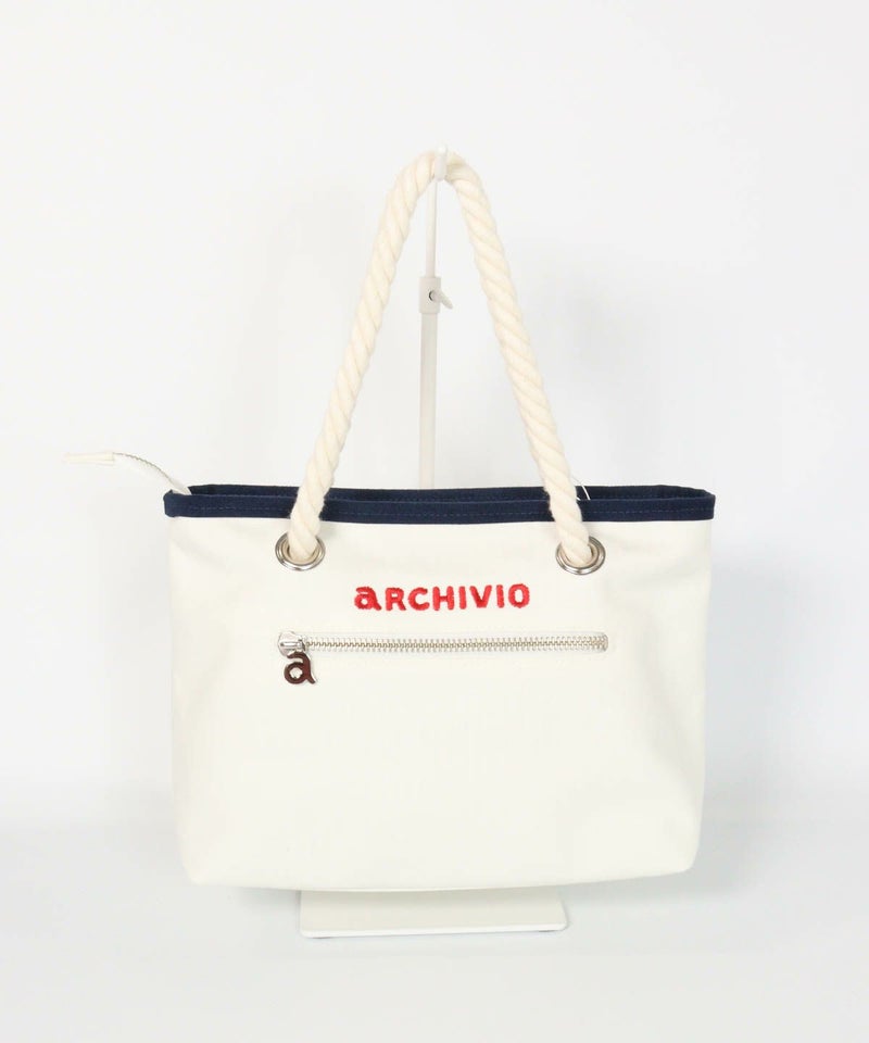 コットンキャンバスカートバッグ後（ホワイト）