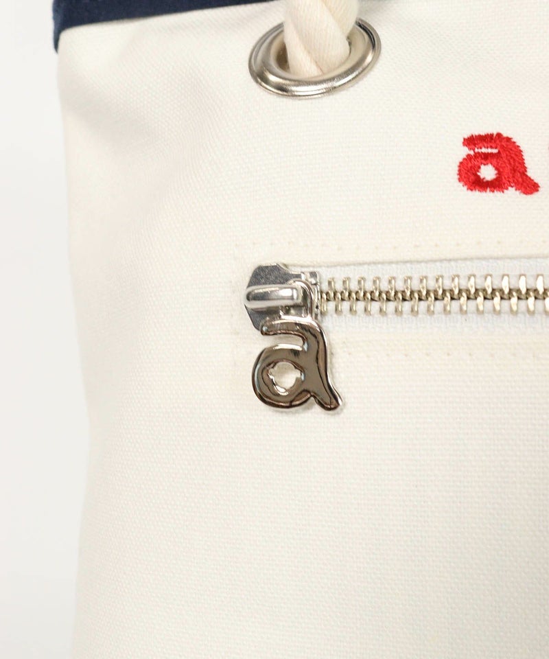 ロゴチャームファスナー（ホワイト）