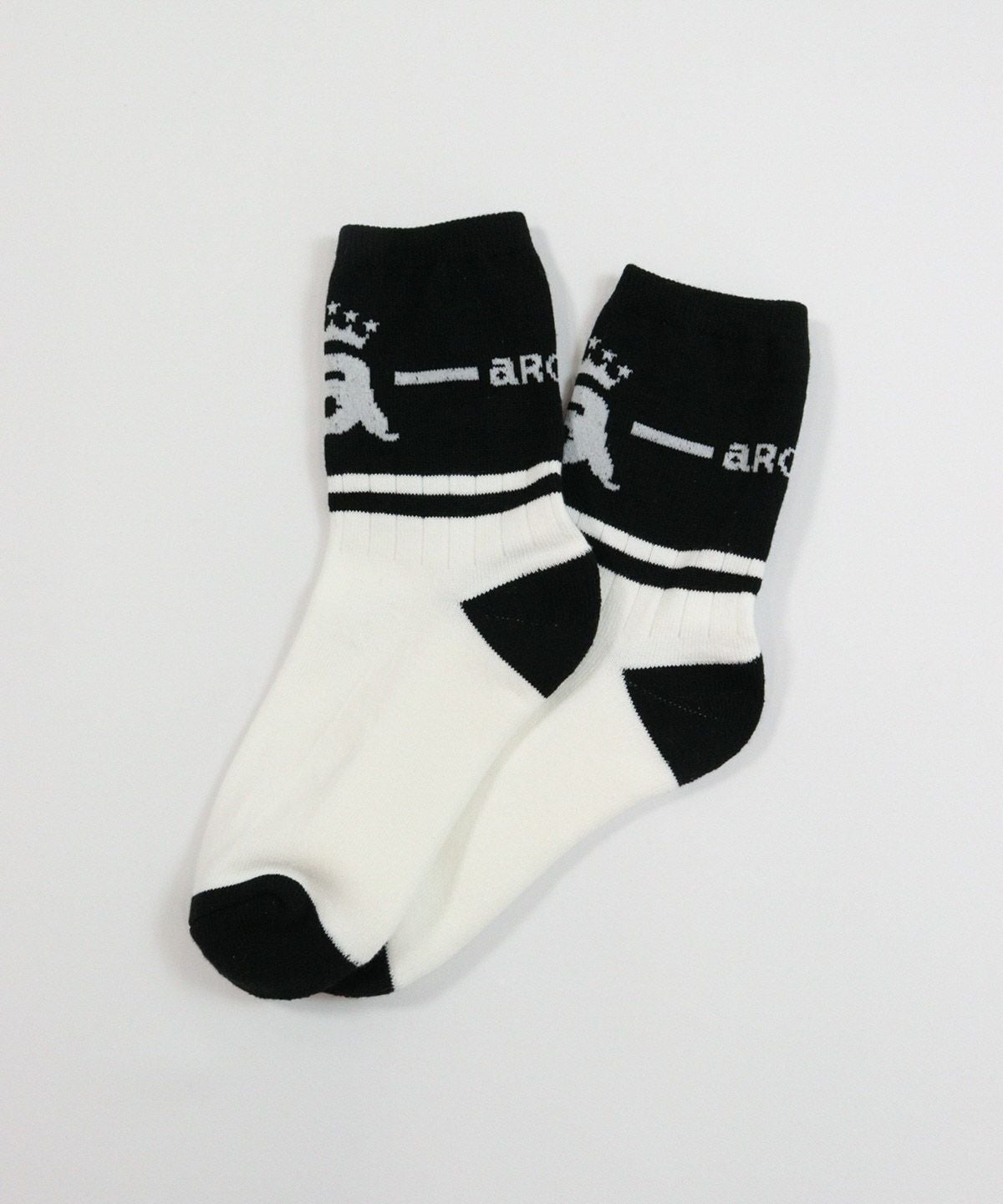 配色ロゴソックス(ブラック)