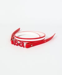 aロゴバックルベルト(レッド)