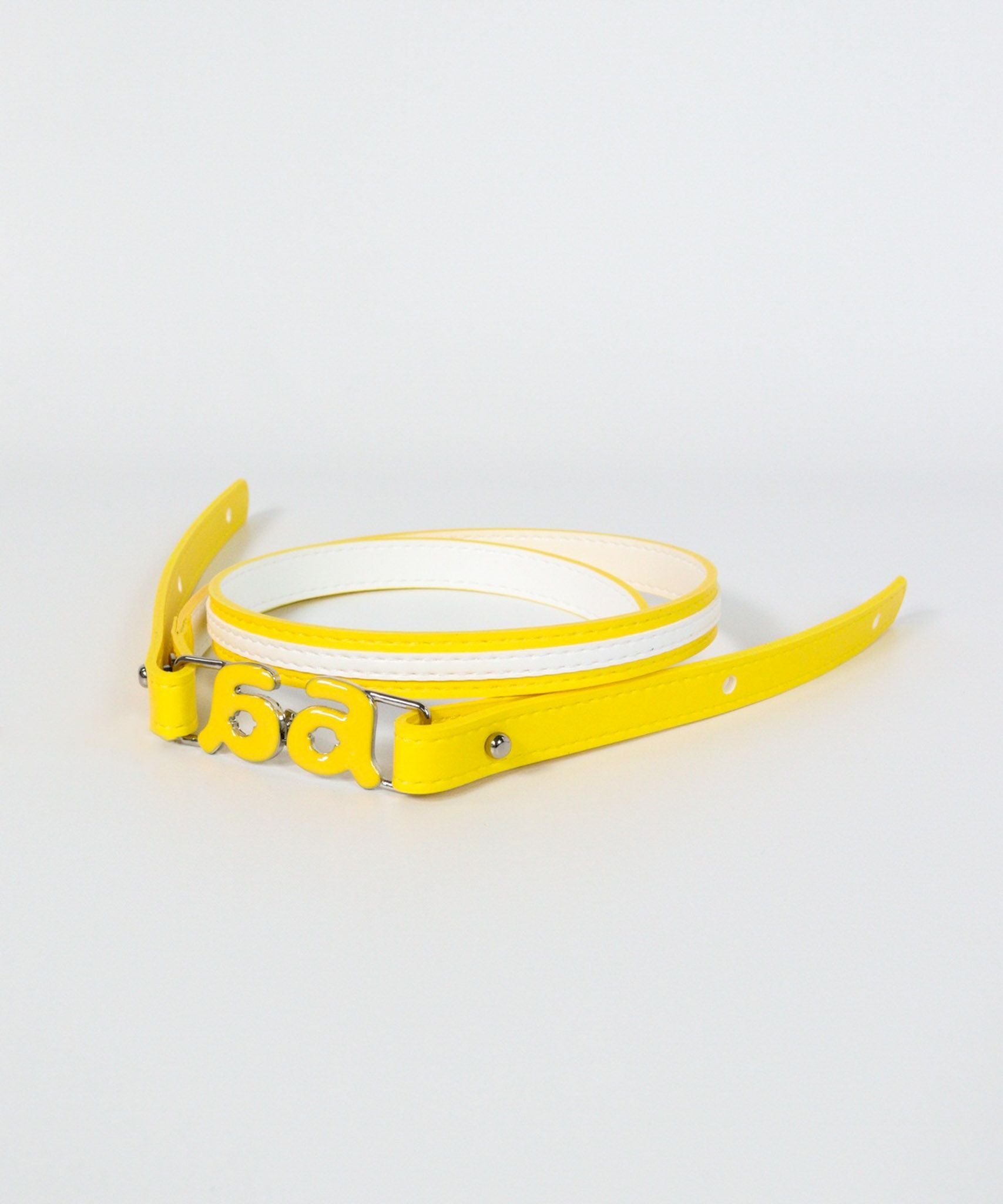 aロゴバックルベルト(イエロー)