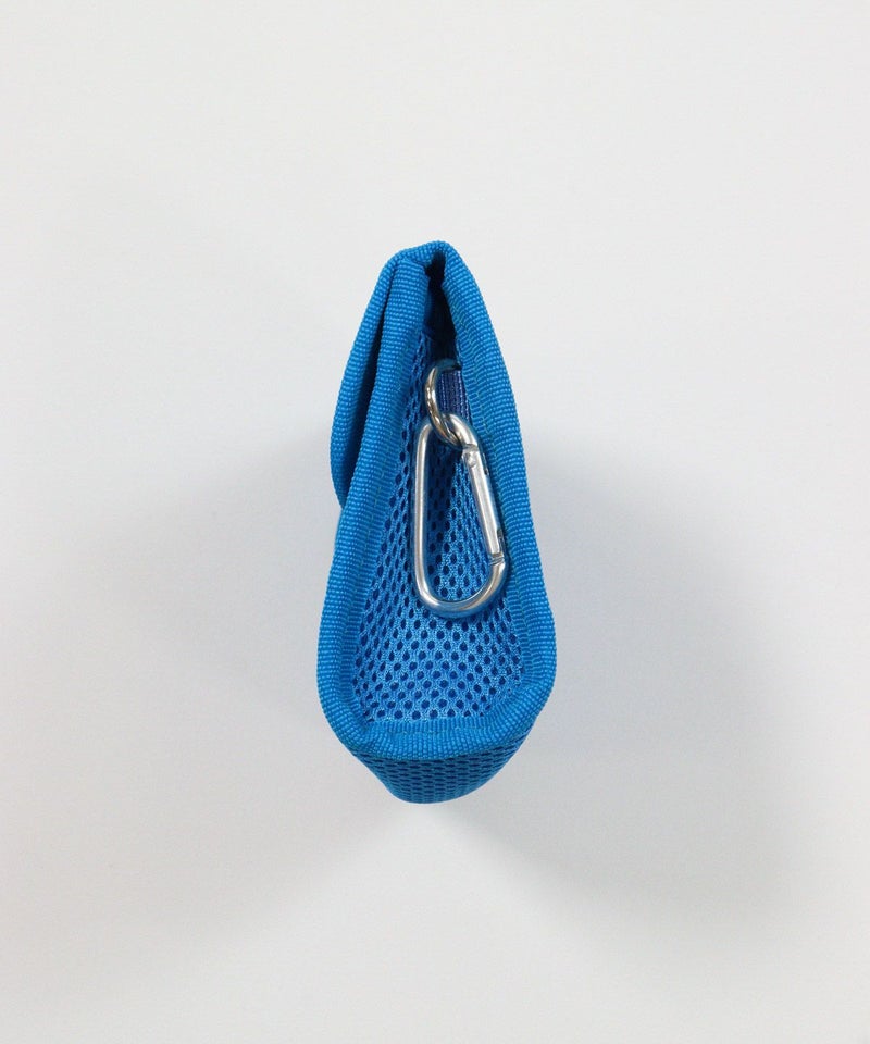 メッシュポーチ横（ブルー）