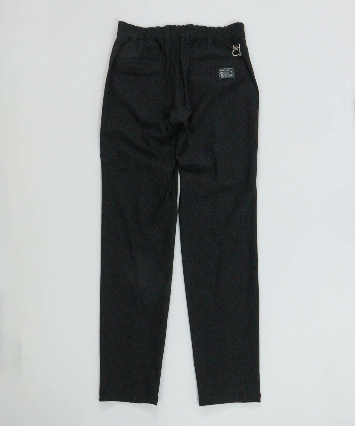 【メンズ】UV冷感センターシームパンツ後（ブラック）