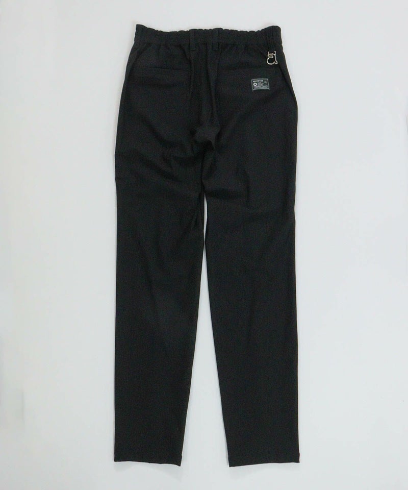 【メンズ】UV冷感センターシームパンツ後（ブラック）