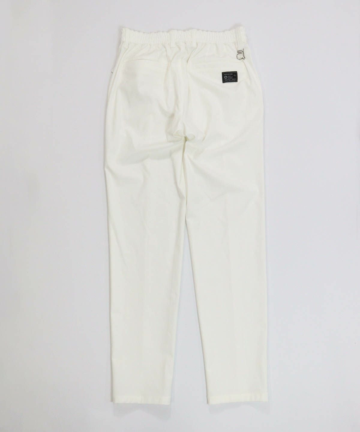 【メンズ】UV冷感センターシームパンツ後（ホワイト）