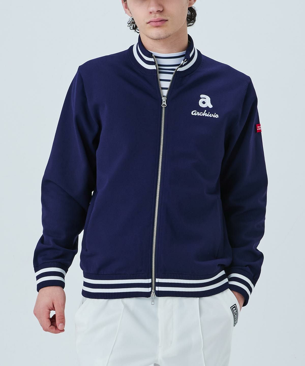 モデル着用画像(ネイビー)