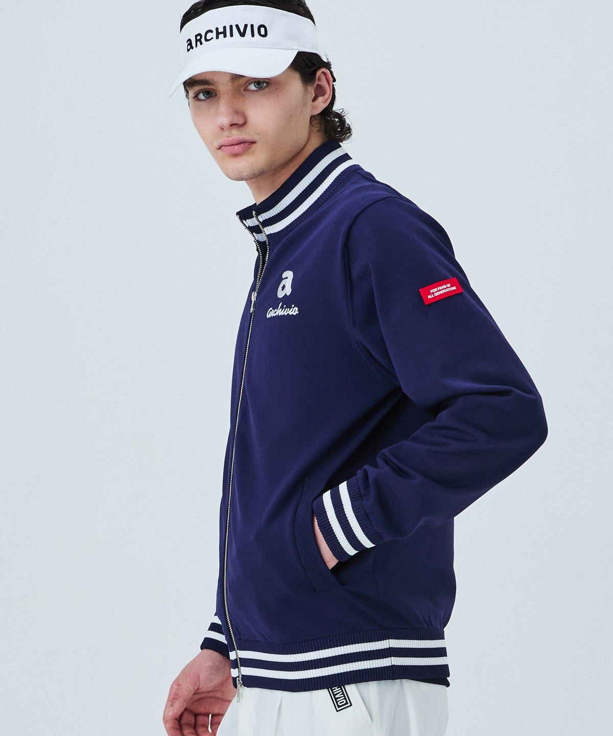 モデル着用画像(ネイビー)