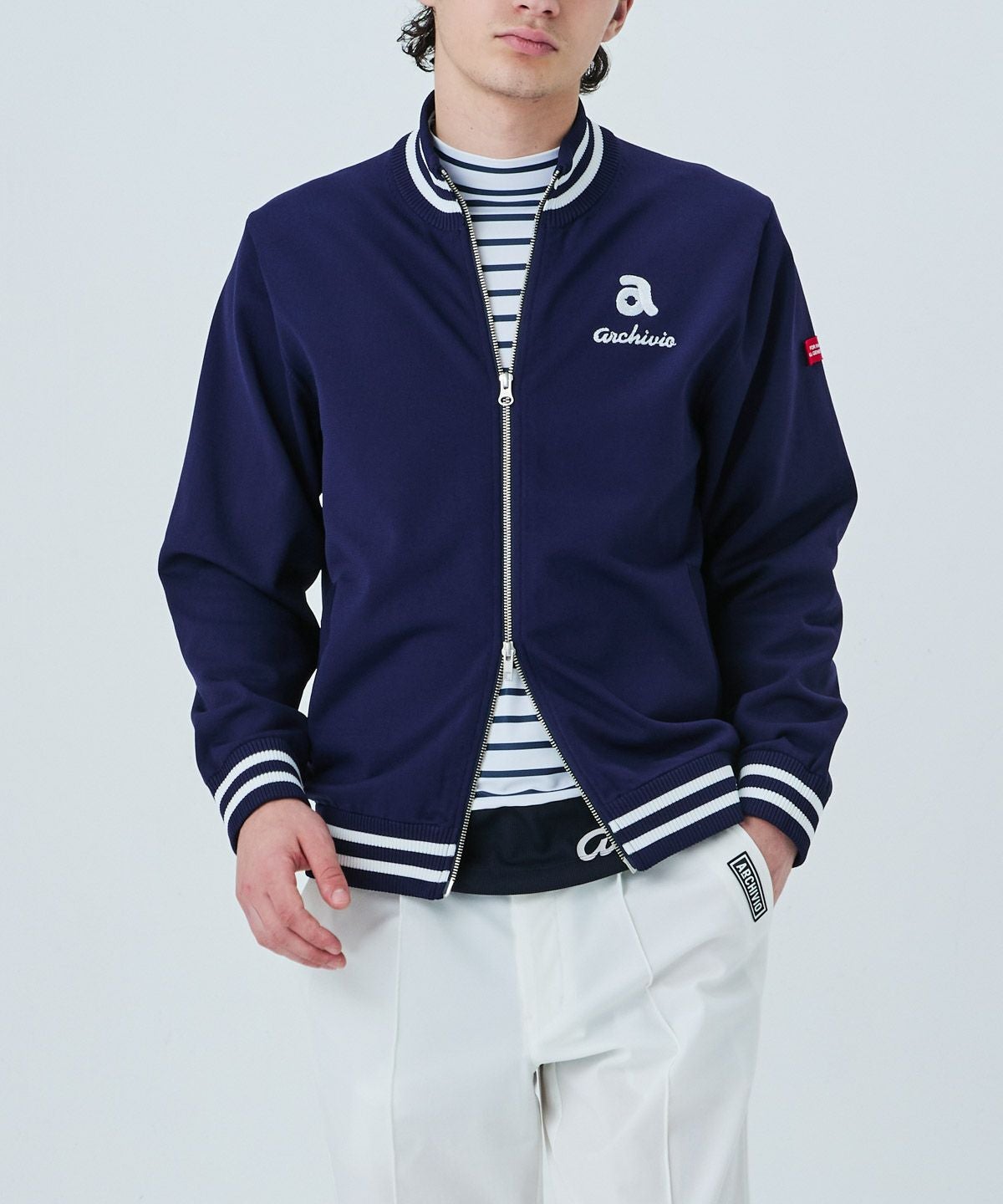 モデル着用画像(ネイビー)