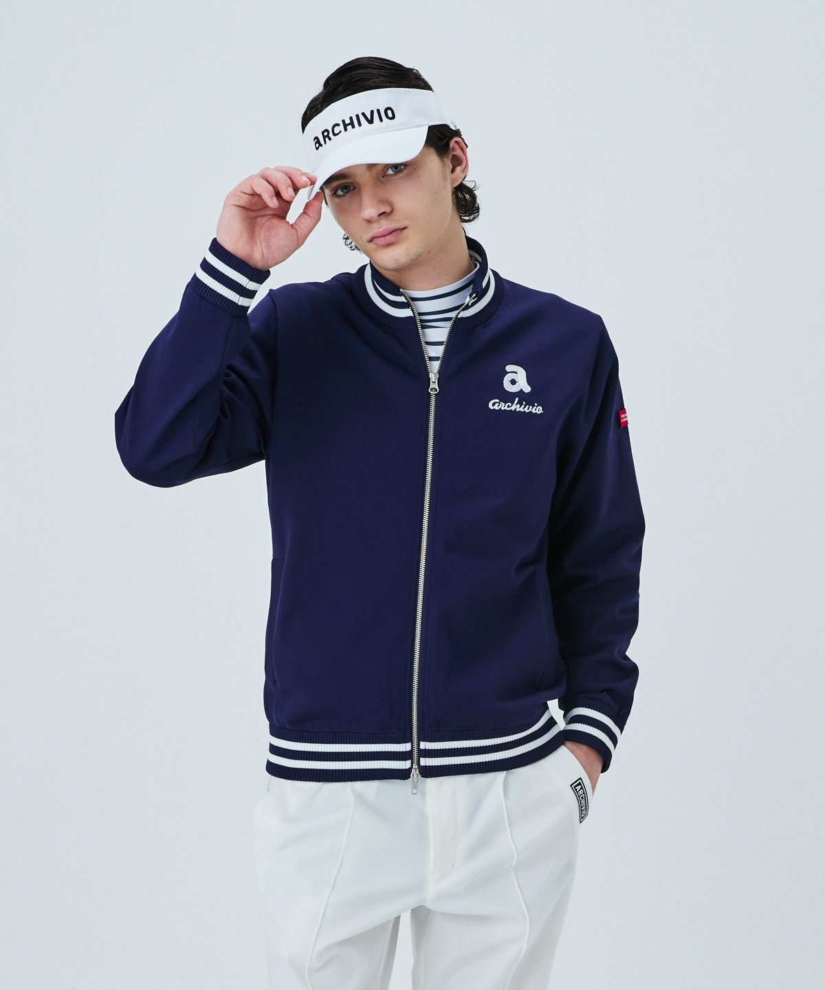 モデル着用画像(ネイビー)