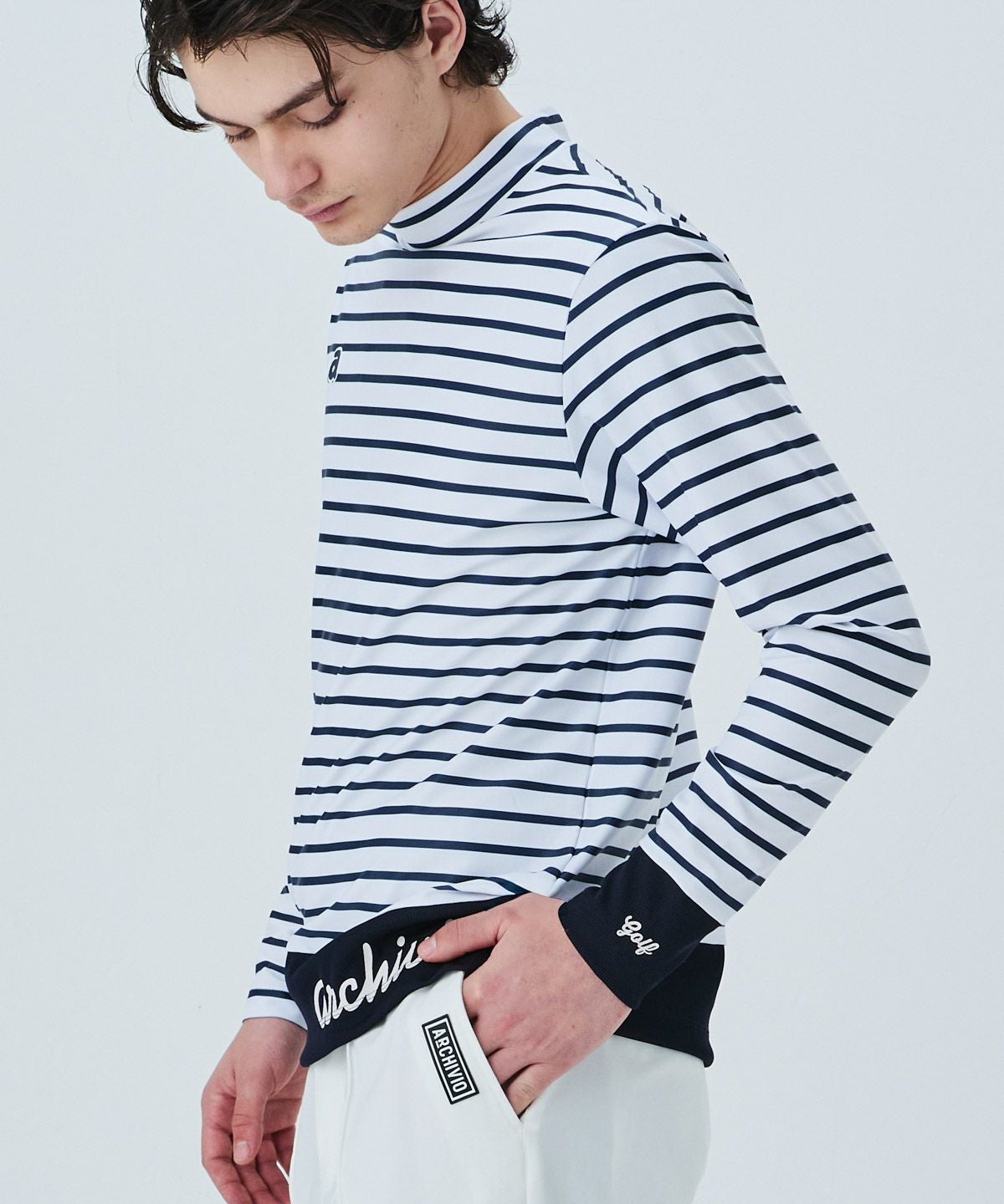 モデル着用画像(ネイビー)