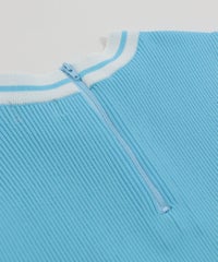 後ろファスナー(ライトブルー)