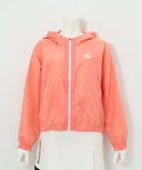 フロントテープジップブルゾン（ライトオレンジ）