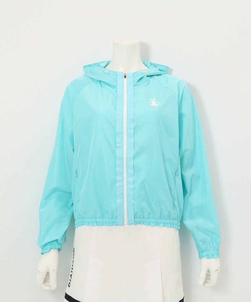 フロントテープジップブルゾン（ライトブルー）