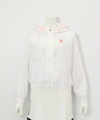 フロントテープジップブルゾン（ホワイト）