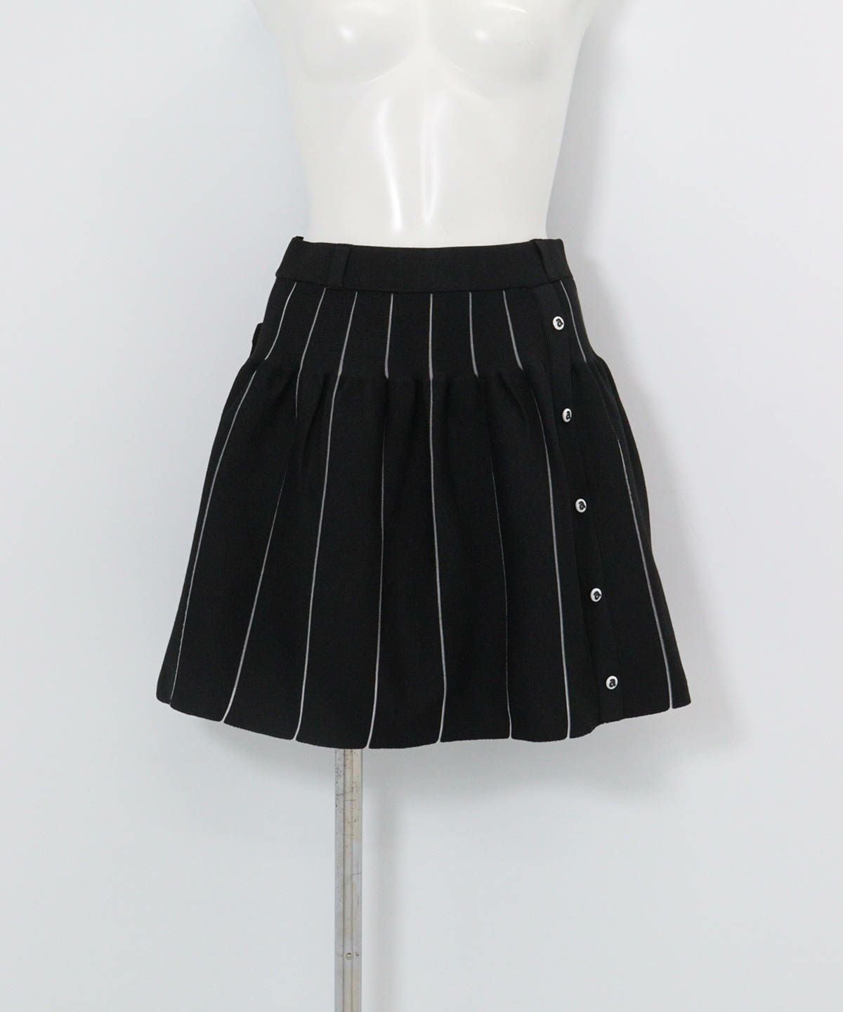 ボリュームニットスカート（ブラック）