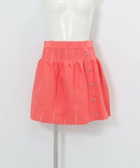 ボリュームニットスカート（ライトオレンジ）