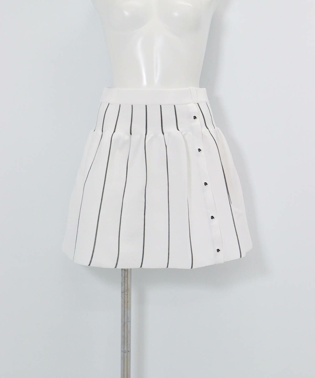 ボリュームニットスカート（ホワイト）