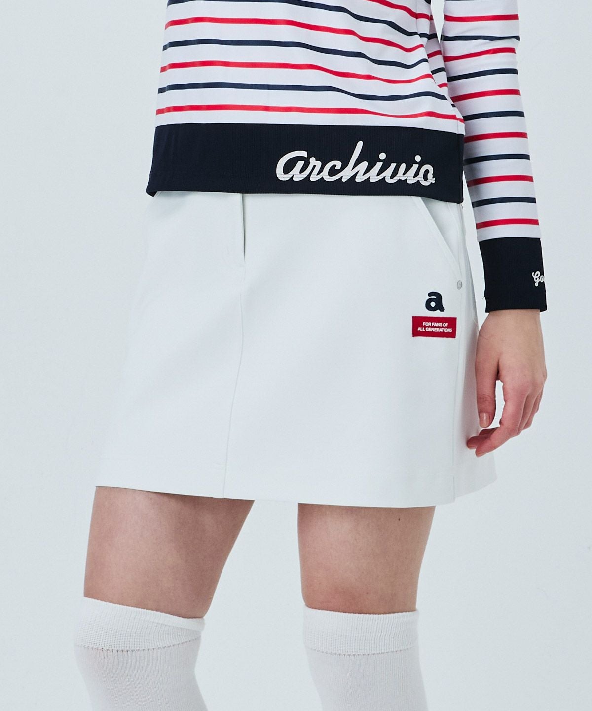 UV速乾ストレッチポンチスカート|アルチビオ - ゴルフウェアや婦人服通販