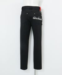 UV速乾ストレッチポンチパンツ(ブラック)後ろ