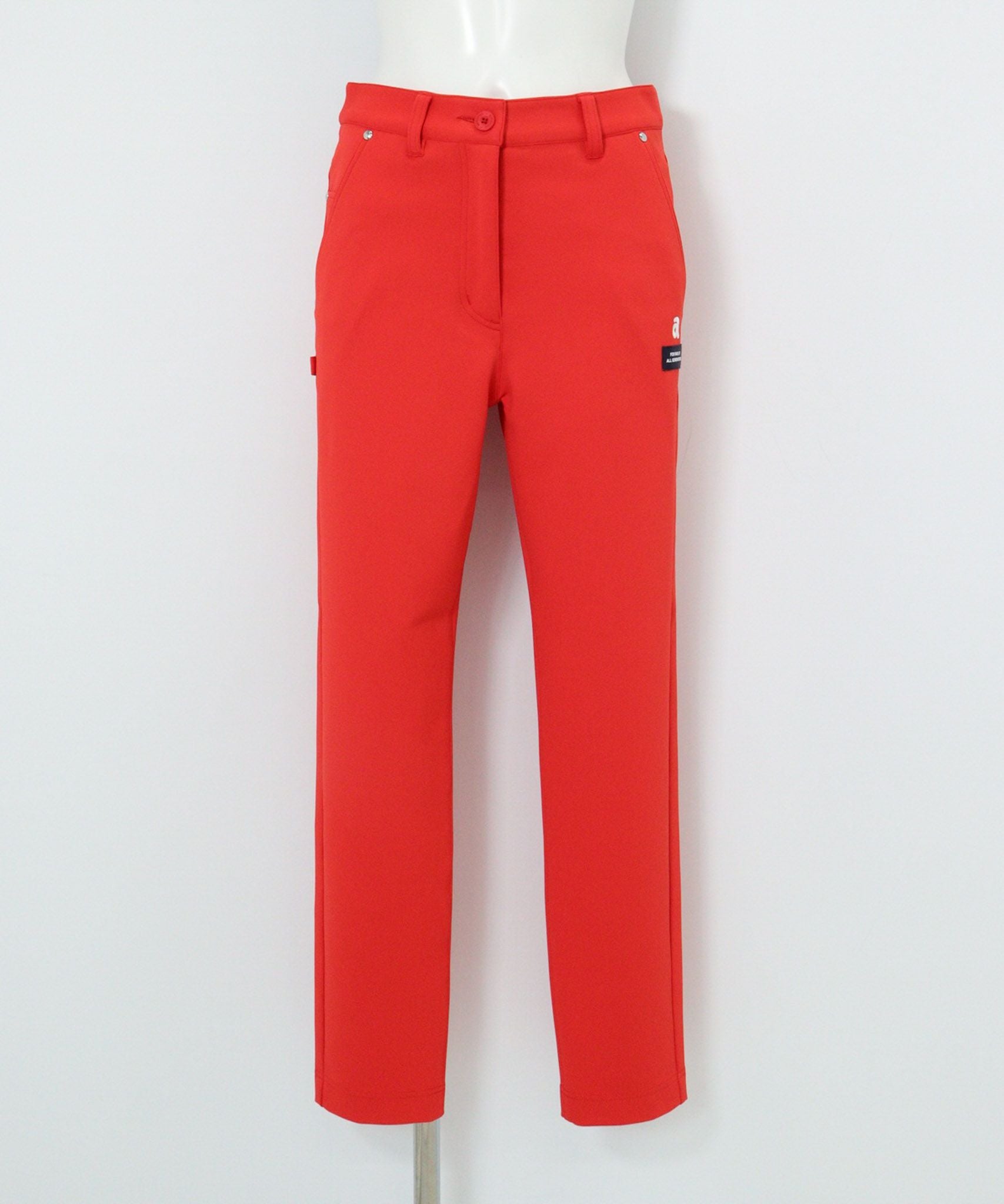 UV速乾ストレッチポンチパンツ(レッド)前