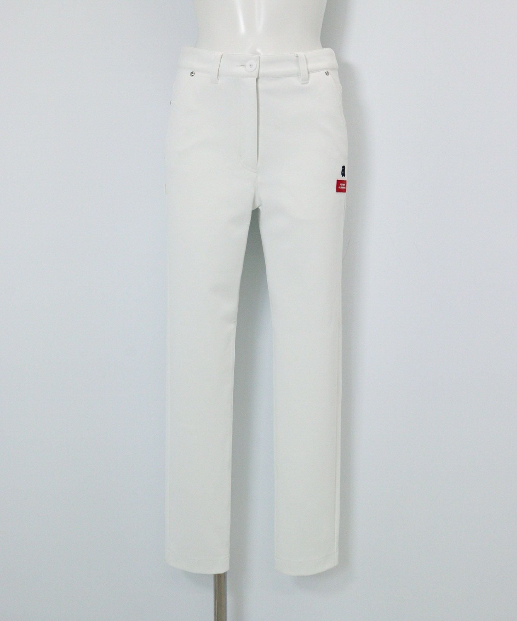 UV速乾ストレッチポンチパンツ(ホワイト)前