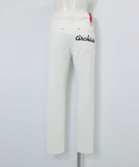 UV速乾ストレッチポンチパンツ(ホワイト)後ろ