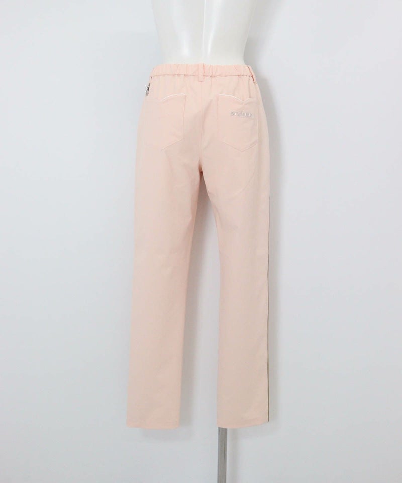 UV冷感スカラップポケットパンツ後（ピンク）