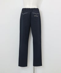 UV冷感スカラップポケットパンツ後（ネイビー）