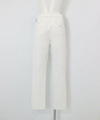 UV冷感スカラップポケットパンツ後（ホワイト）