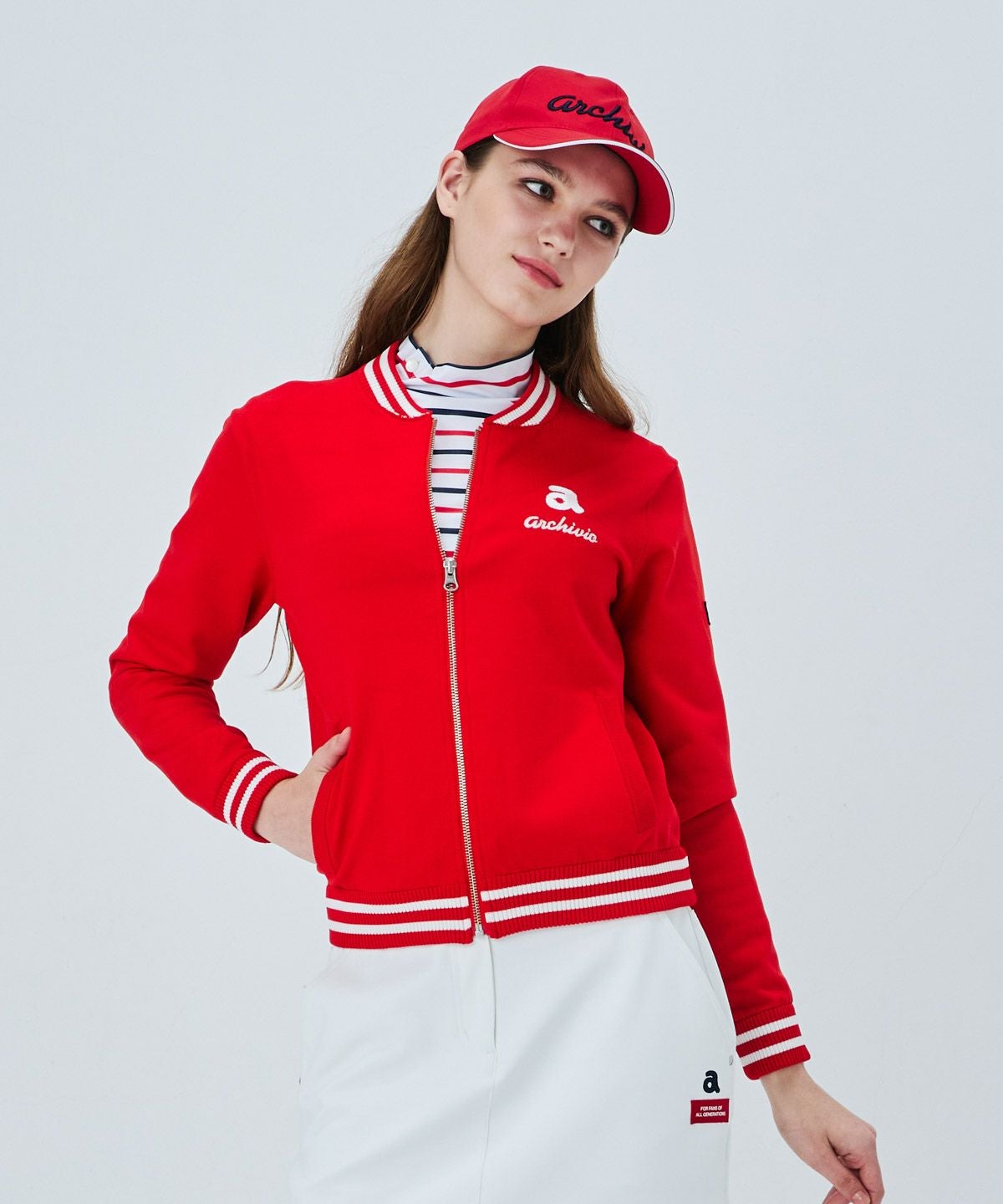 モデル着用画像(レッド)