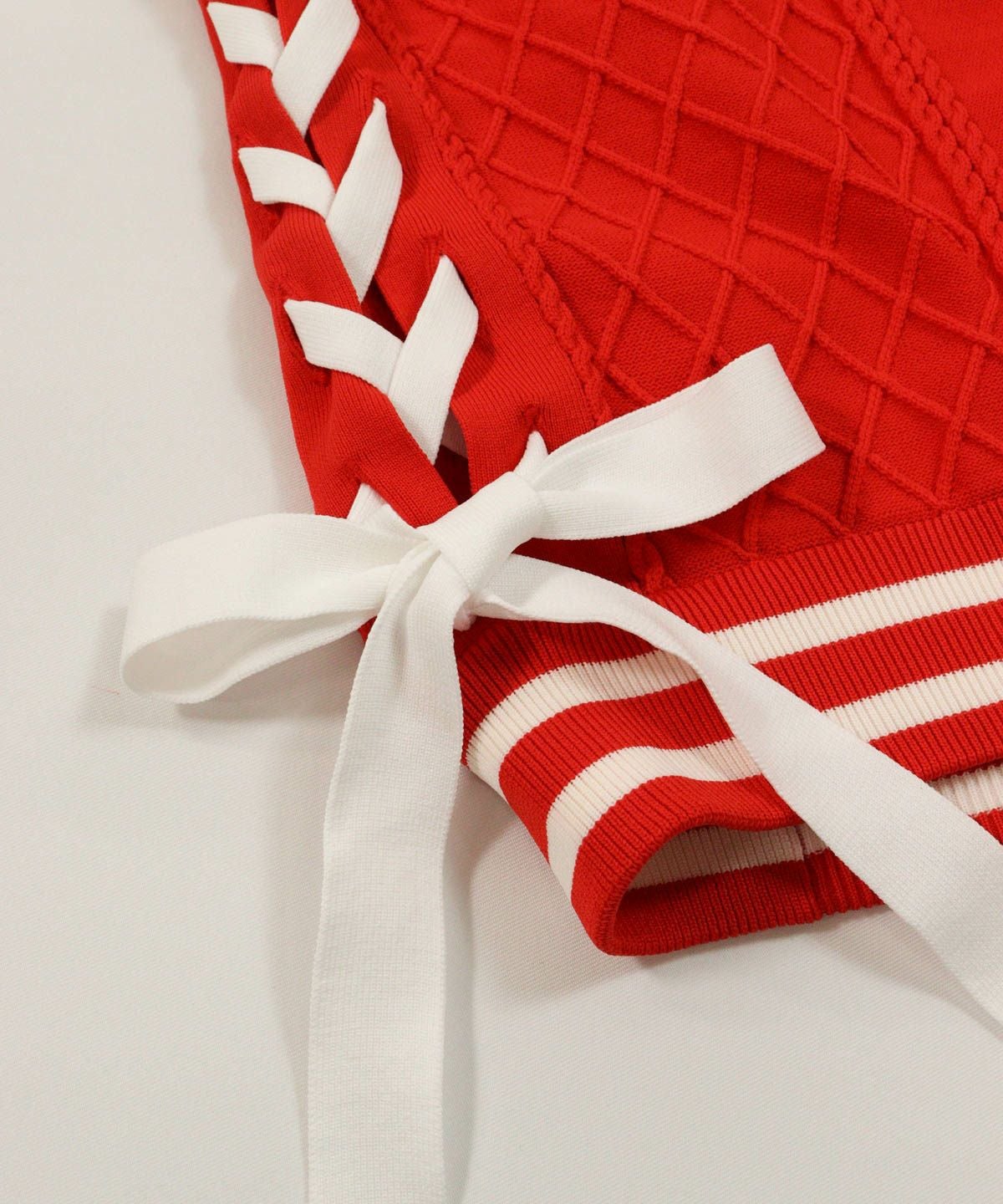 サイドリボン（レッド）