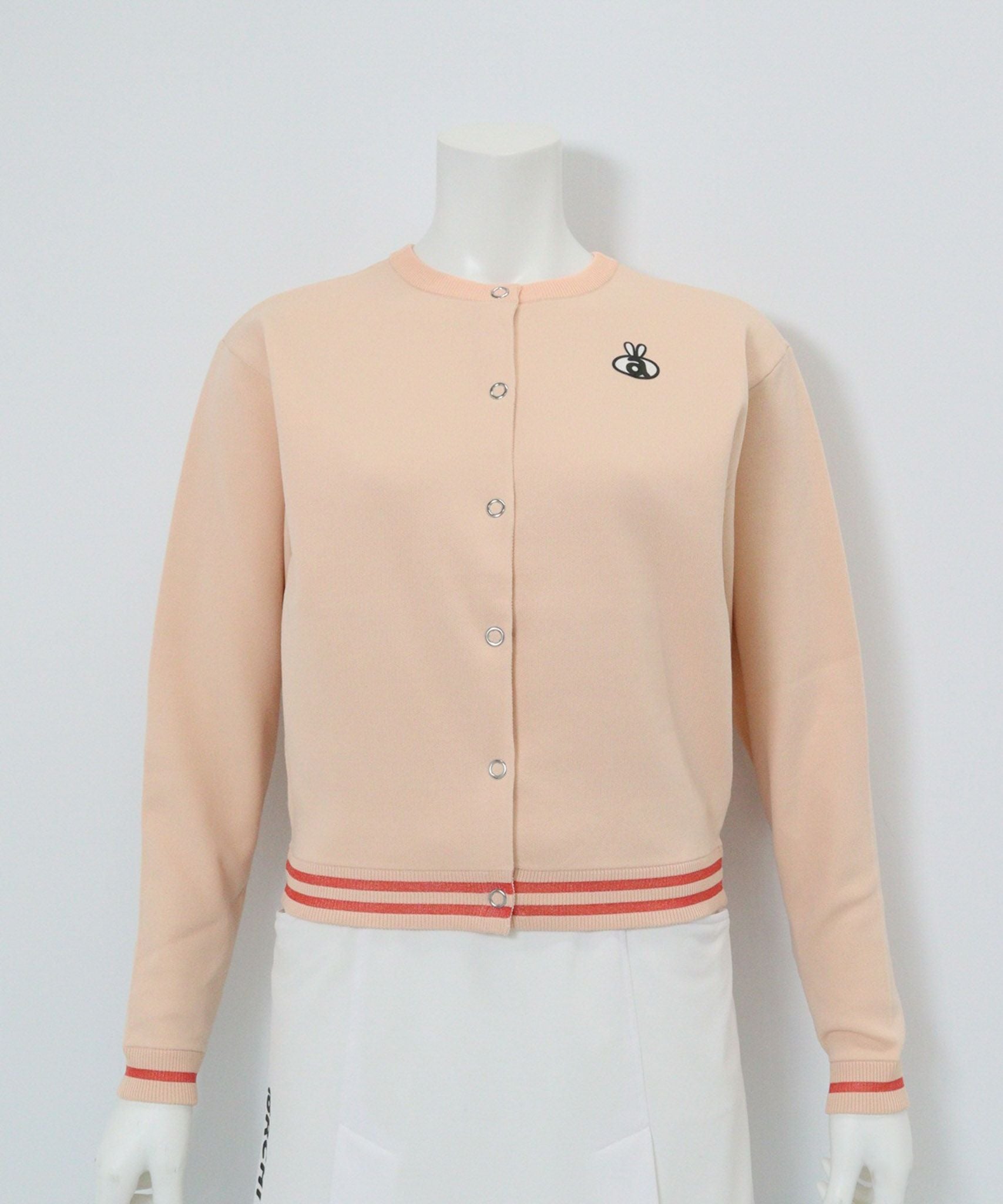 前後2WAYニットプルオーバー(ライトオレンジ)前