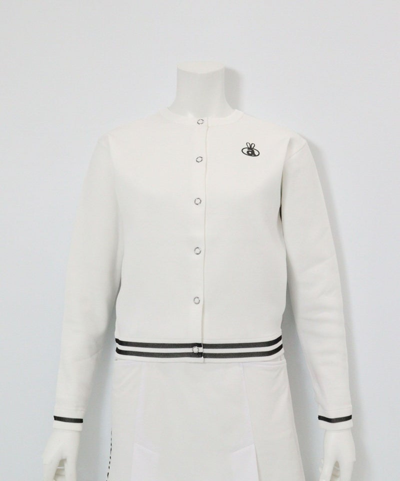 前後2WAYニットプルオーバー(ホワイト×ブラック)前