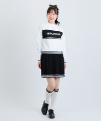 モデル着用画像(ホワイト×ブラック)