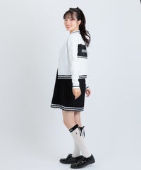 モデル着用画像(ホワイト×ブラック)