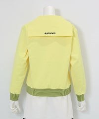 セーラーカラーUVプルオーバー(イエロー)後ろ