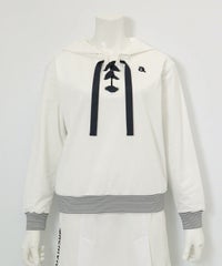 セーラーカラーUVプルオーバー(ホワイト)前