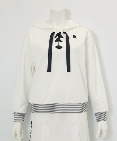 セーラーカラーUVプルオーバー(ホワイト)前