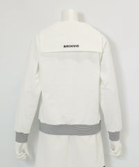 セーラーカラーUVプルオーバー(ホワイト)後ろ