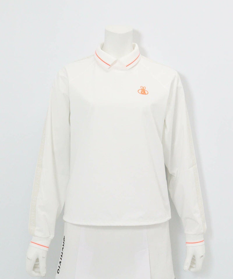 バックメッシュ冷感プルオーバー（ホワイト）